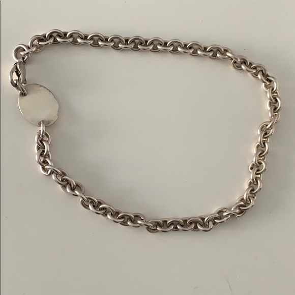 vintage Tiffany & Co RTT- Oval tag necklace -EUC - Picture 3 of 3